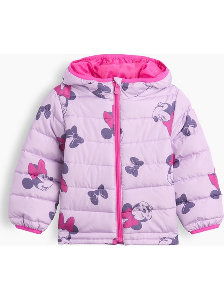 Νηπιακό Φουσκωτό Μπουφάν babyGap με Disney Τύπωμα NOSTALGIC LAVENDER