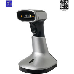 NG ΑΣΥΡΜΑΤΟ 2D BARCODE SCANNER ΜΕ ΒΑΣΗ ΦΟΡΤΙΣΗΣ, ΑΣΗΜΙ/ΜΑΥΡΟ, WIFI/USB/BT (171576)