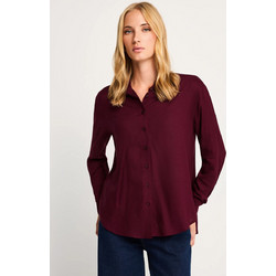 Funky Buddha Basic Γυναικείο Πουκάμισο Μωβ FBL014-100-05