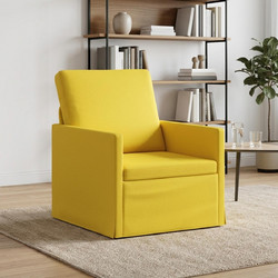 vidaXL Πολυθρόνα Απαλό Κίτρινο 70x81x82cm 42041016