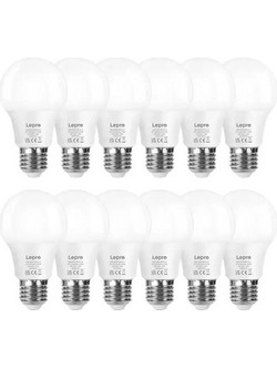 Lepro Λάμπες LED 8.5W E27 A60 Θερμό Λευκό 2700K 806lm 12τμχ