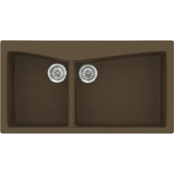 Sanitec Classic 326 Επικαθήμενος Νεροχύτης Γρανίτη Ματ Granite Rust 93x51cm