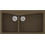 Sanitec Classic 326 Επικαθήμενος Νεροχύτης Γρανίτη Ματ Granite Rust 93x51cm