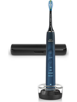 Philips DiamondClean 9000 HX9911/88 Blue Ηλεκτρική Οδοντόβουρτσα με Αισθητήρα Πίεσης & Θήκη Ταξιδίου