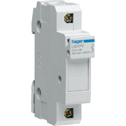 Fuse carrier 1P 1000V DC L38 1M