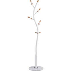 VenCore Arbor White 5520-10002 - Καλόγερος Ρούχων Μεταλλικός Λευκός 37 x 37 x 171cm