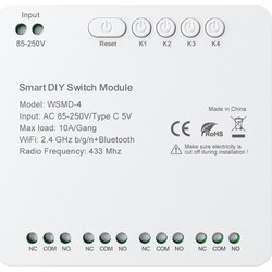 Avatto WSMD-4 250V DIY Smart Switch Module - 6976037361695