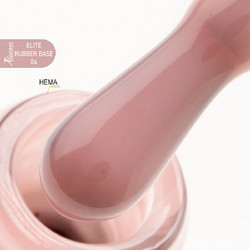 Alezori Elite 04 Rubber Base Ημιμόνιμο Βερνίκι Νυχιών 15ml
