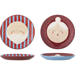 Bloomingville - Granny Plate - Red