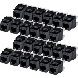 StarTech CAT6 Keystone Jack - Πακέτο 24 τεμάχια (C6KEY110180BK24PK)