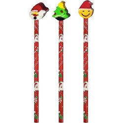 Μολύβια με Γόμα Xmas 3 τεμ Xmasfest 1132612