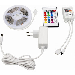 ΤΑΙΝΙΑ LED 15W 12V RGB+DRIVER+WIFI+CONTROLER EUROLAMP 3mt