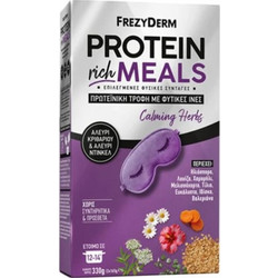Frezyderm Protein Rich Meals Calming Herbs Πρωτεϊνική Τροφή με Φυτικές Ίνες & Αλεύρι Κριθαριού, Αλεύρι Ντίνκελ, Βότανα & Σπόρους 2x165g