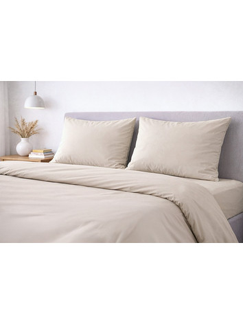 Μαξιλαροθήκες Σετ 2 τμχ LaMera 701 Beige Vesta Home 53x73 cm