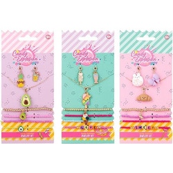 CREATE IT! ΚΟΛΙΕ CHARM ΣΕΤ ΜΕ ΒΡΑΧΙΟΛΙΑ & ΣΚΟΥΛΑΡΙΚΙΑ ASSORTED