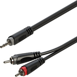 Roxtone SAYC150L6 Mini Jack stereo - 2 x RCA 6.00m
