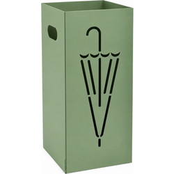 Ομπρελοθήκη Τετράγωνη - Matt Mint, Pam & Co, W22 x D22 x H50 (cm) 26-903