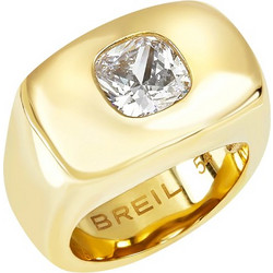 Γυναικείο Δαχτυλίδι Breil Stylize 14K Επιχρυσωμένο Ανοξείδωτο Ατσάλι Ζιργκόν ΤJ4059 - ΤJ4059