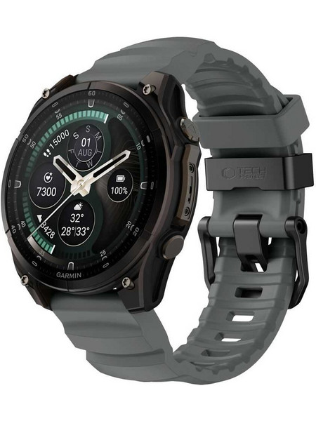 Tech-Protect Motion Λουράκι Σιλικόνης Storm Grey (Garmin Fenix 47mm)