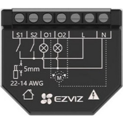 Ezviz T36WM Smart Relay for Lighting Control and Motor (304800351) (EZVCS-T36)