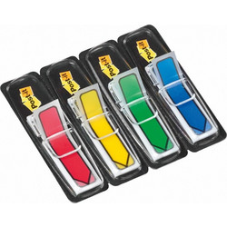 Σελιδοδείκτες 3M Post-It Βέλη 12 x 44 mm (Σετ 4 Χρωμάτων) (684ARR3)