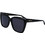 Salvatore Ferragamo SF1102S 001 Ανδρικά Γυαλιά Ηλίου Τετράγωνα Κοκάλινα Μαύρα με Μαύρο Polarized Φακό