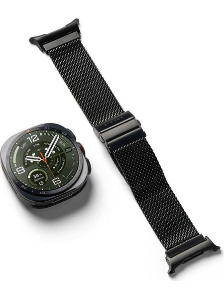 Ringke Metal One Mesh Λουράκι Μεταλλικό Black (Samsung Galaxy Watch Ultra 47mm)