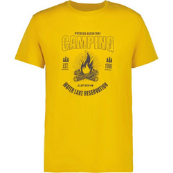 Icepeak Tee Mocbach - Ανδρική Μπλούζα T-Shirt Yellow 100% Cotton, Χρώμα: Yellow