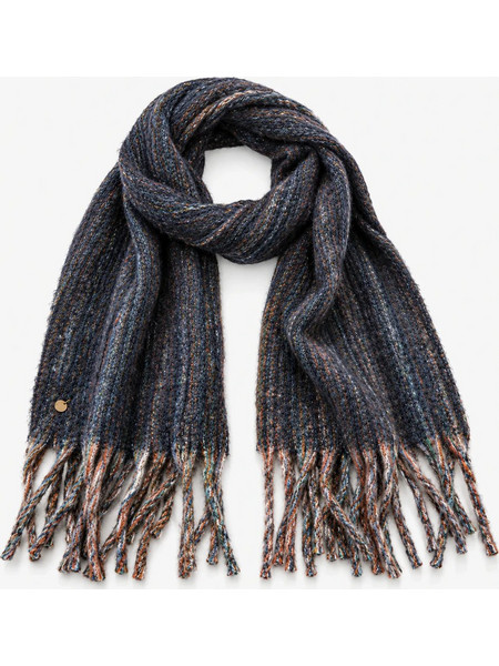 Fragola Κουβέρτα-πασμίνα σουπερ soft one size SC334-dark-blue
