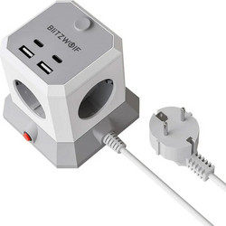 BliTZWOlF BW-EC1 4xAC 2xUSB-A 2xUSB-C Extender 4xAC 2xUSB-A 2xUSB-C