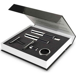 ΑΞΕΣΟΥΆΡ ΚΡΑΣΙΟΎ STAINLESS STEEL SET BOJ FOR WINE 01222904