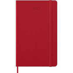 2027 Ημερολόγιο Εβδομαδιαίο L Scarlet Red Σκληρό Εξώφυλλο
