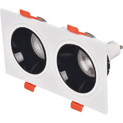 Inlight Downlight σποτ GU10 σε λευκή και μαύρη απόχρωση (X00330WB)