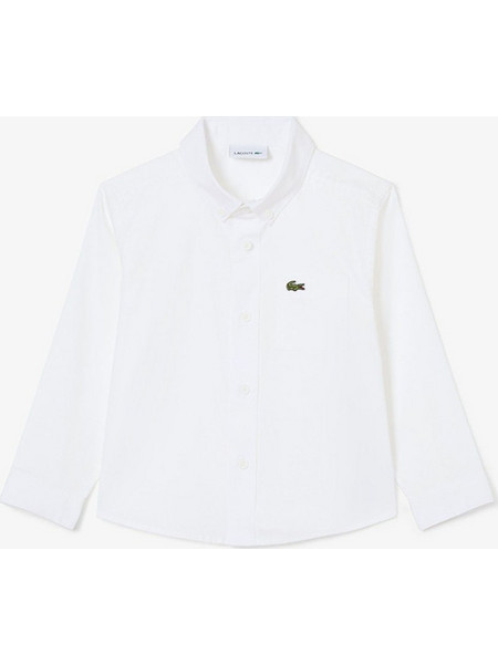 LACOSTE ΥΠΟΚΑΜΙΣΟ ΜΜ L/S WOVEN TOP 3CJ0942-001 White