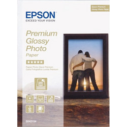 Φωτογραφικό Χαρτί Epson S042154 Premium Glossy 13 x 18cm 255 g/m (30 Φύλλα)