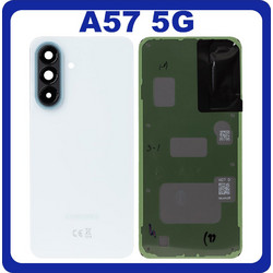 Original Samsung Galaxy A57 5G (SM-A576B, SM-A576B/DS) Rear Back Battery Cover + Camera Lens Icy Blue GH82-39158C