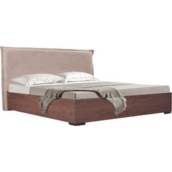 Liberta Nuez Κρεβάτι Διπλό 160x200cm Καρυδί 162x202x120cm