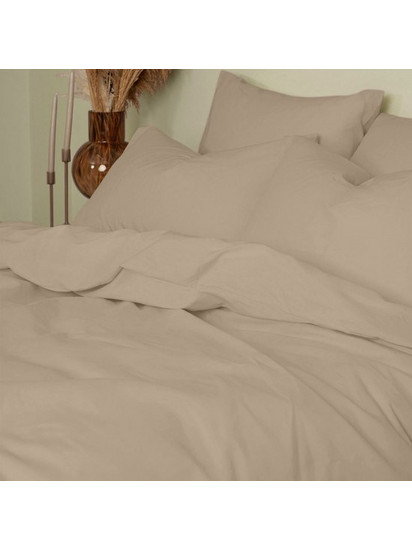 Παπλωματοθήκη Μεμονωμένη Διπλή Cotton Feelings 119 Mocha 200x250 Sunshine - Sunshine Home