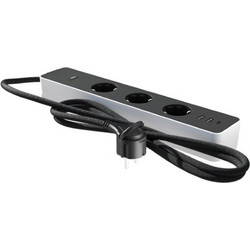 Smart Πολύπριζο Calex 3 Θέσεων με 2x USB-A & 1x USB-C White 5201001300