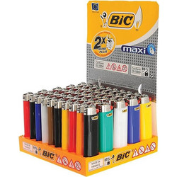 BIC Αναπτήρες Maxi Συσκευασία 50 Τεμαχίων