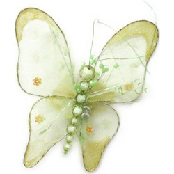 ΔΙΑΚΟΣΜΗΤΙΚΗ ΠΕΤΑΛΟΥΔΑ ΛΑΪΜ - 13x15cm F-381491-1 Green
