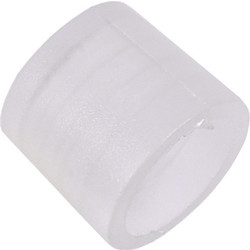 GLOBOSTAR(R) NEOTUBE-A 70635 Τερματική Τάπα για Neon Flex LED Αδιάβροχο IP65 - Διάφανο - Μ1.8 x Π1.8 x Υ1.7cm