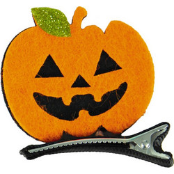 Τσιμπιδάκι Μαλλιών Halloween - Κολοκύθα