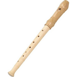 Music - Wooden Flute - Natural wood finish