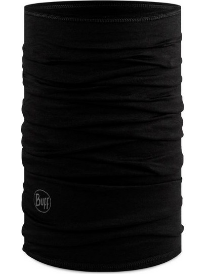 ΜΑΝΤΗΛΙ ΛΑΙΜΟΥ BUFF MERINO LIGHTWEIGHT SOLID BLACK