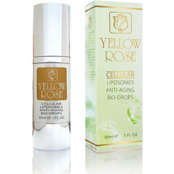 Yellow Rose Cellular Liposomes Anti Ageing Bio-Drops Αντιγηραντικό Serum Προσώπου & Χειλιών με Βιταμίνη E Υαλουρονικό & Πεπτίδια 30ml