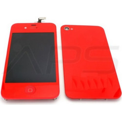 iPhone 4S Κόκκινο Full Kit LCD + Touch Screen + Frame Assembly + Home Button & Back Cover