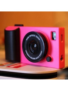 iCam Θήκη Φωτογραφική μηχανή για iPhone 4 / 4S Φούξια