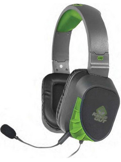 Keep-Out HX8 Gaming Headset Over Ear Grey Green