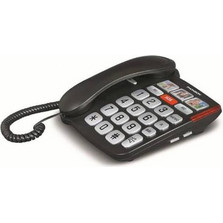 Thomson TH-520 Ενσύρματο Τηλέφωνο με Ανοιχτή Ακρόαση Μαύρο